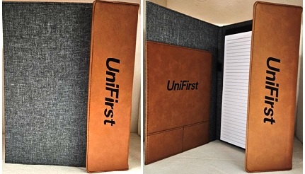 GFT1217 - Rawhide Leatherette Canvas Padfolio